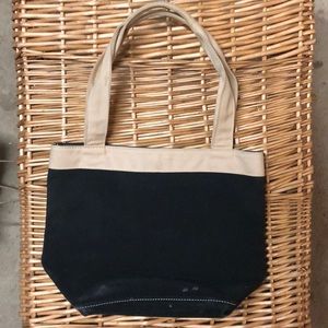 🎉closet clear out! Black and Tan canvas bag